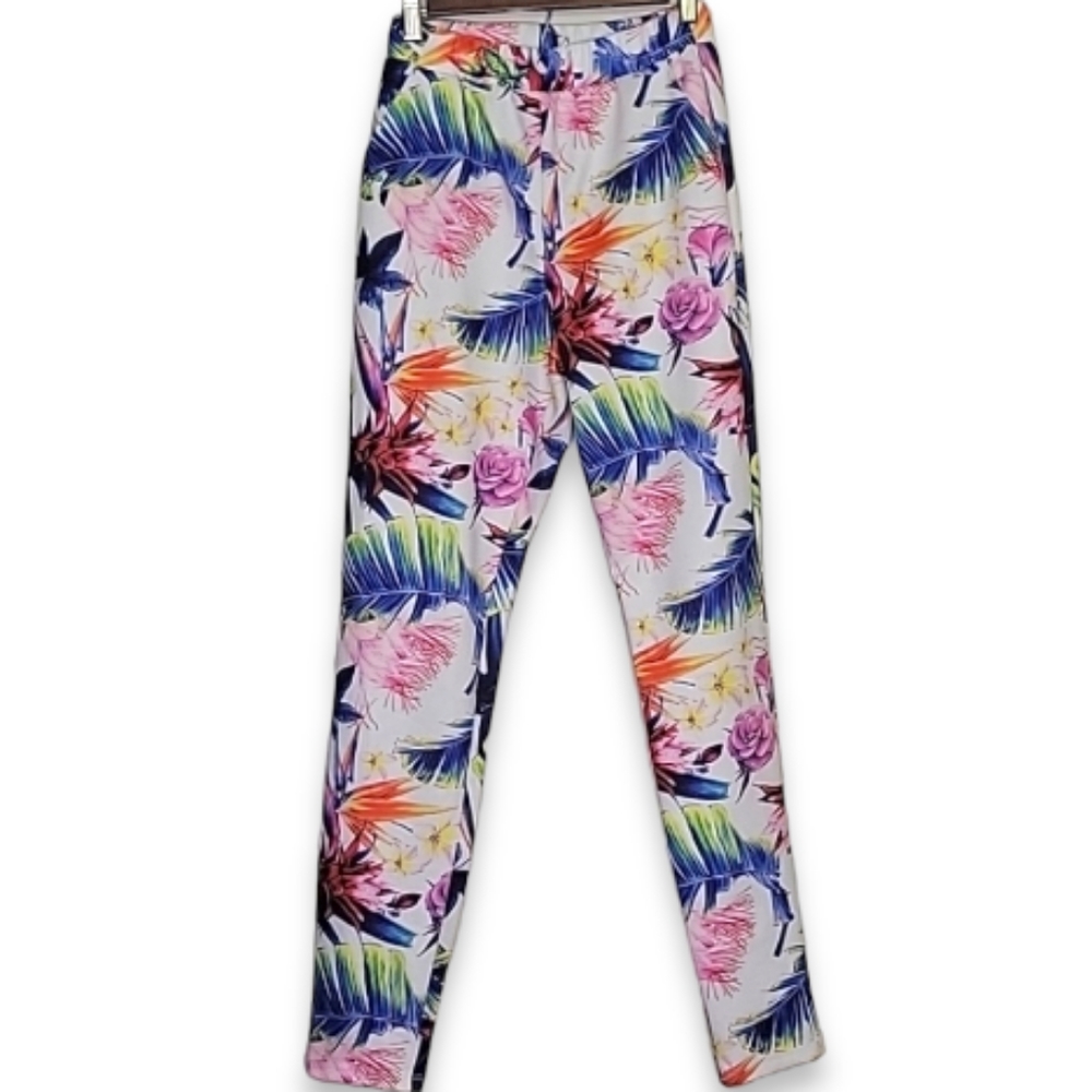 Fashion Nova Women's Tropical Floral Pants, Size M